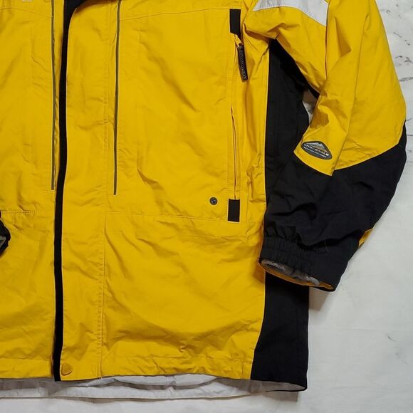 Columbia Sportswear Black/Yellow Vertex Omni-Shield Layered Coat - Picture 2 of 12